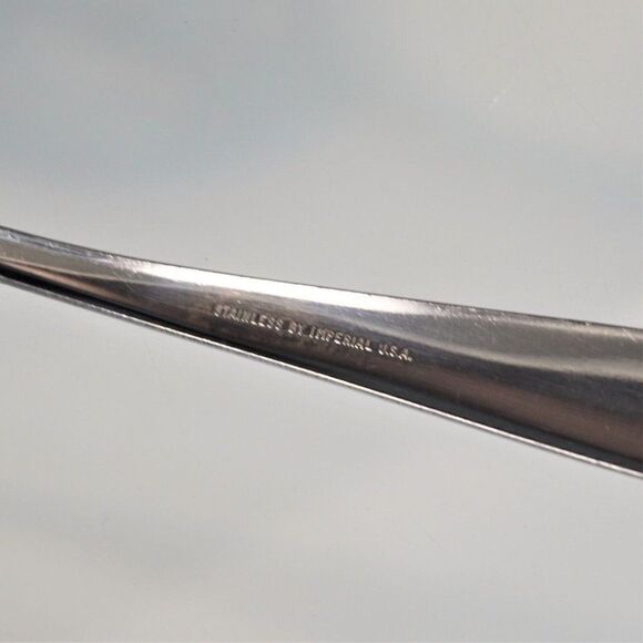 Pierced Tablespoon Serving Spoon IMI45 Stainless by Imperial Intl USA 8.5 inch - Picture 7 of 7